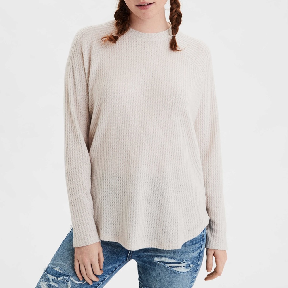 American eagle waffle shirt